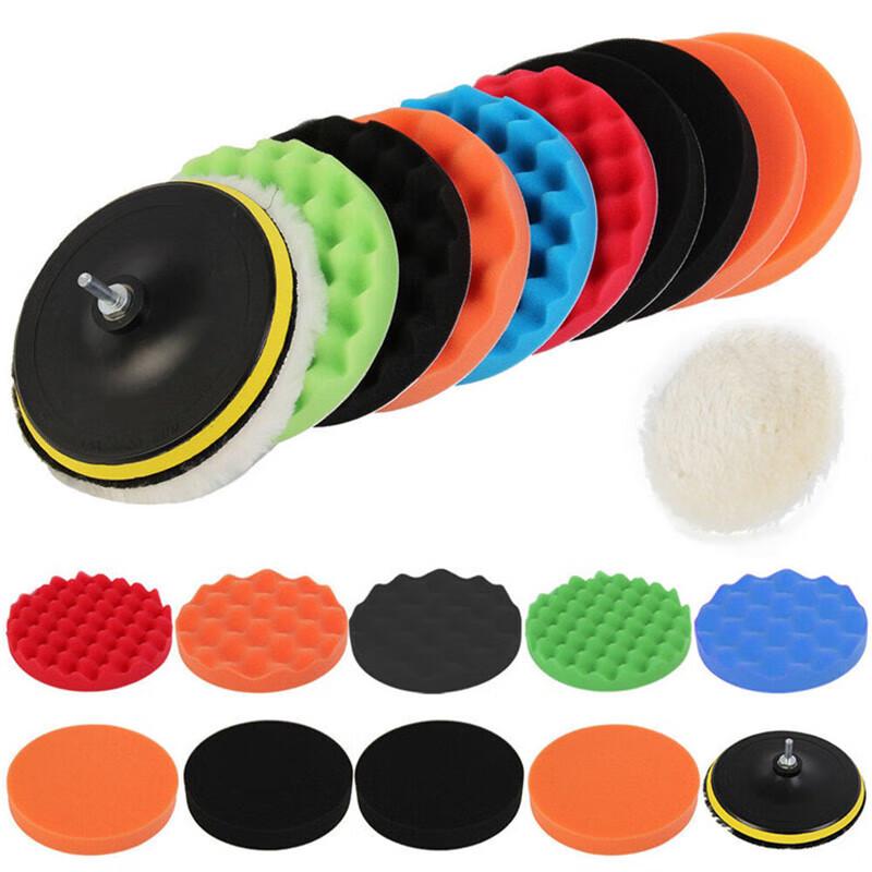 Car Polishing Sponge Pad & Wheel Set 12 sets