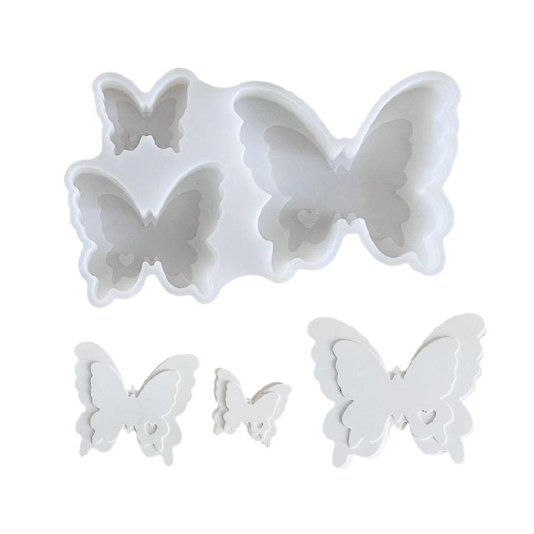 

Practical Silicone Butterfly Mold Set For Home Decoration And Festive Gift Crafting Sturdy and User Safe 1