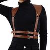 Punk-Taillengürtel Damen Halloween Leder Skinny Body Verstellbare Gürtel mit Legierungsschnalle für Party Nachtclub Taille Schlank