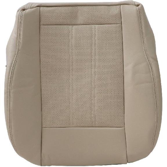 NLQR Medium Tan Front Driver or Passenger Side Bottom Replacement Perforated Microfiber Leather Seat Covers Compatible with Chrysler Town & Country дубильная кора