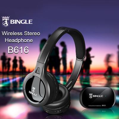 Original Bingle B616 Multifunction Stereo Wireless w/Mic FM Transmitter for MP3 PC TV Smart Phones