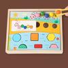 Wooden Shape Puzzle Preschool Cognitive Toy Early Learning Sorter Game Shape Sorter Puzzle for Children Kids Girls Boys Toddlers