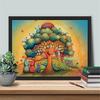 5D Diamond Painting Tree Diamond Mosaic Landscape Embroidery Cross Stitch Home Decoration Wall Art