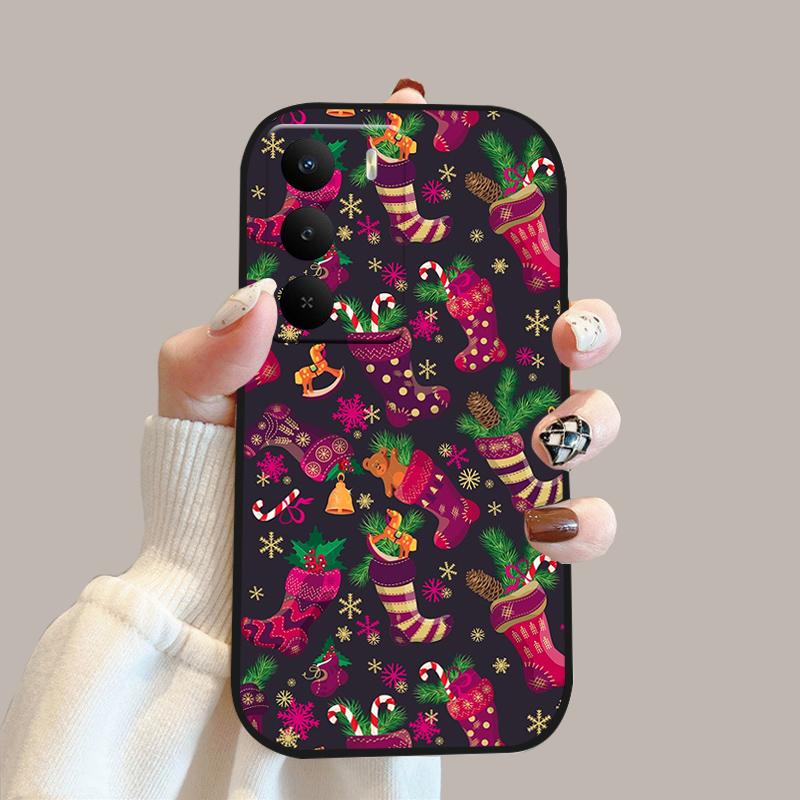 For Realme V60 Pro Case V 60 Pro Silicone Soft TPU Phone Bumper Cover For Realme 14x 5G Fashion Cute Cartoon Protective Fundas
