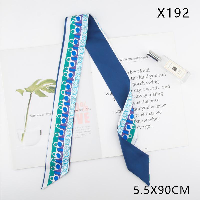 Versatile Vintage Silk Scarf: Hair Tie, Headband, Bag Accessory