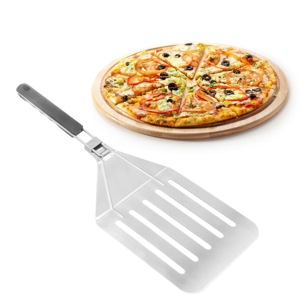 Foldable Pizza Spatula Stainless Steel Transfer Spatula Portable Cake Lifter Pizza Baking