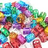 100PCS Colorful Hair Jewelry Rings Multicolor Braid Decoration Rings  For Women And Girls