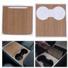 Car Center Console Protective Film Wood Grain Center Console Sticker Replacement for   2017‑2021