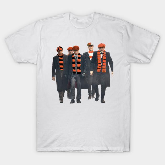 

Men Black Print T-shirt Dundee United No-Cut Transfer Paper Print Cotton Tshirt M белый