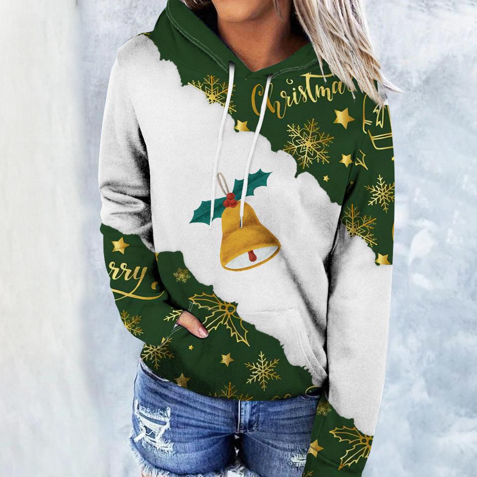 Autumn and Winter Women's 3D Printed Hooded Comfortable, Loose, Casual and Breathable Trend Hoodies & Sweatshirts (women’s)