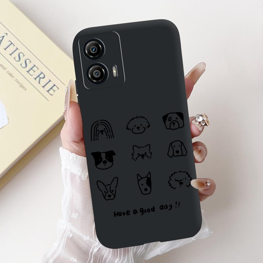 Shockproof Case For Motorola Moto G53 G73 5G Cover Cute Cactus Rabbit Cartoon Soft Silicone Matte Funda For MotoG53 MotoG73 Capa