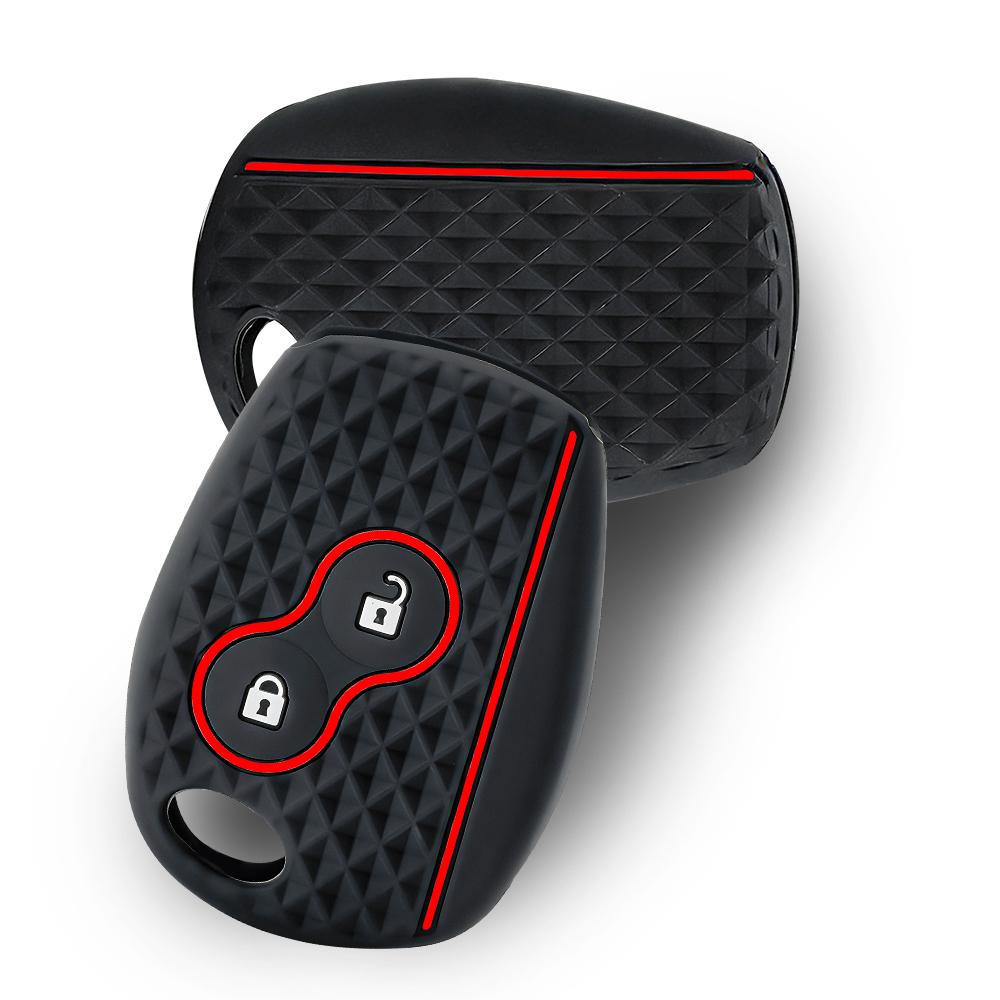 High Quality 2 Buttons Silicone Car Key Case for Renault Trafic Clio Duster Logan Dacia Sandero for Nissan Terrano Almera