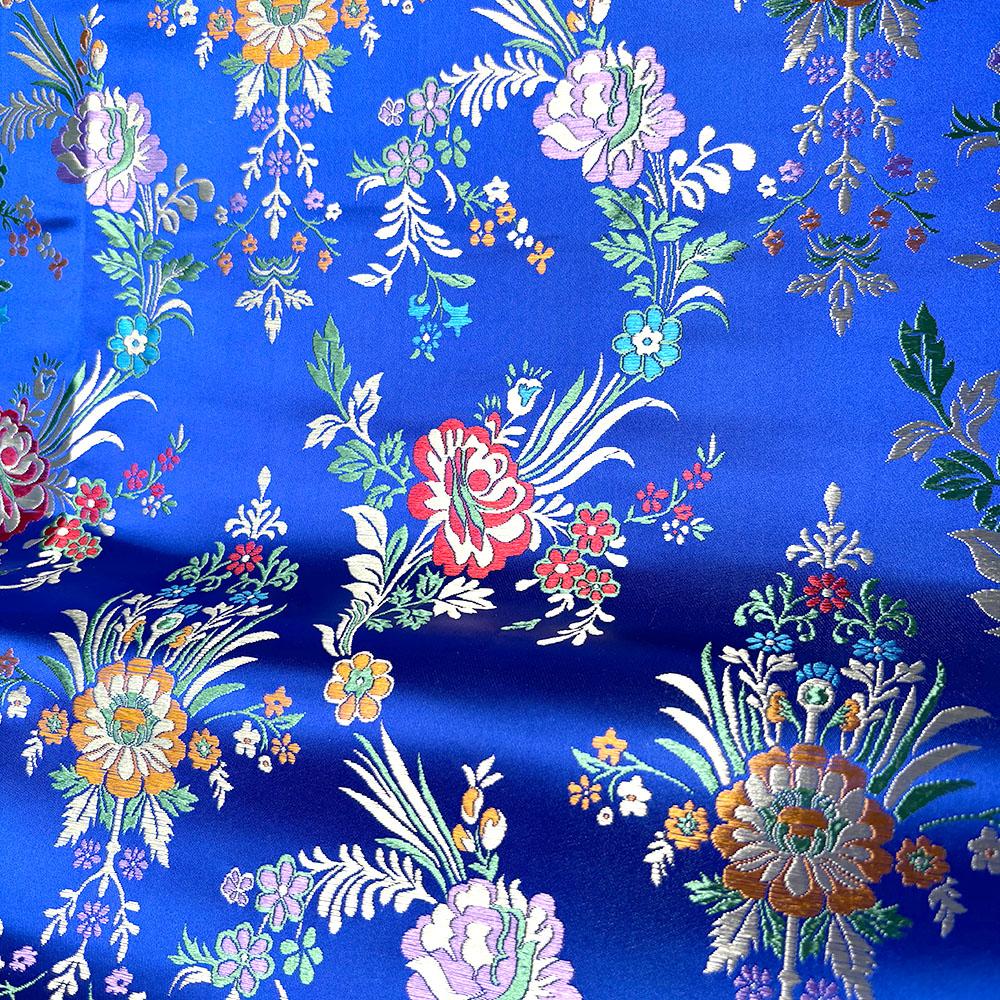 Begonia Floral Brocade Jacquard Damask Fabric DIY Sewing for Kids Clothes Kimono Chinese Robe Home Decor Pillowcase Accessories