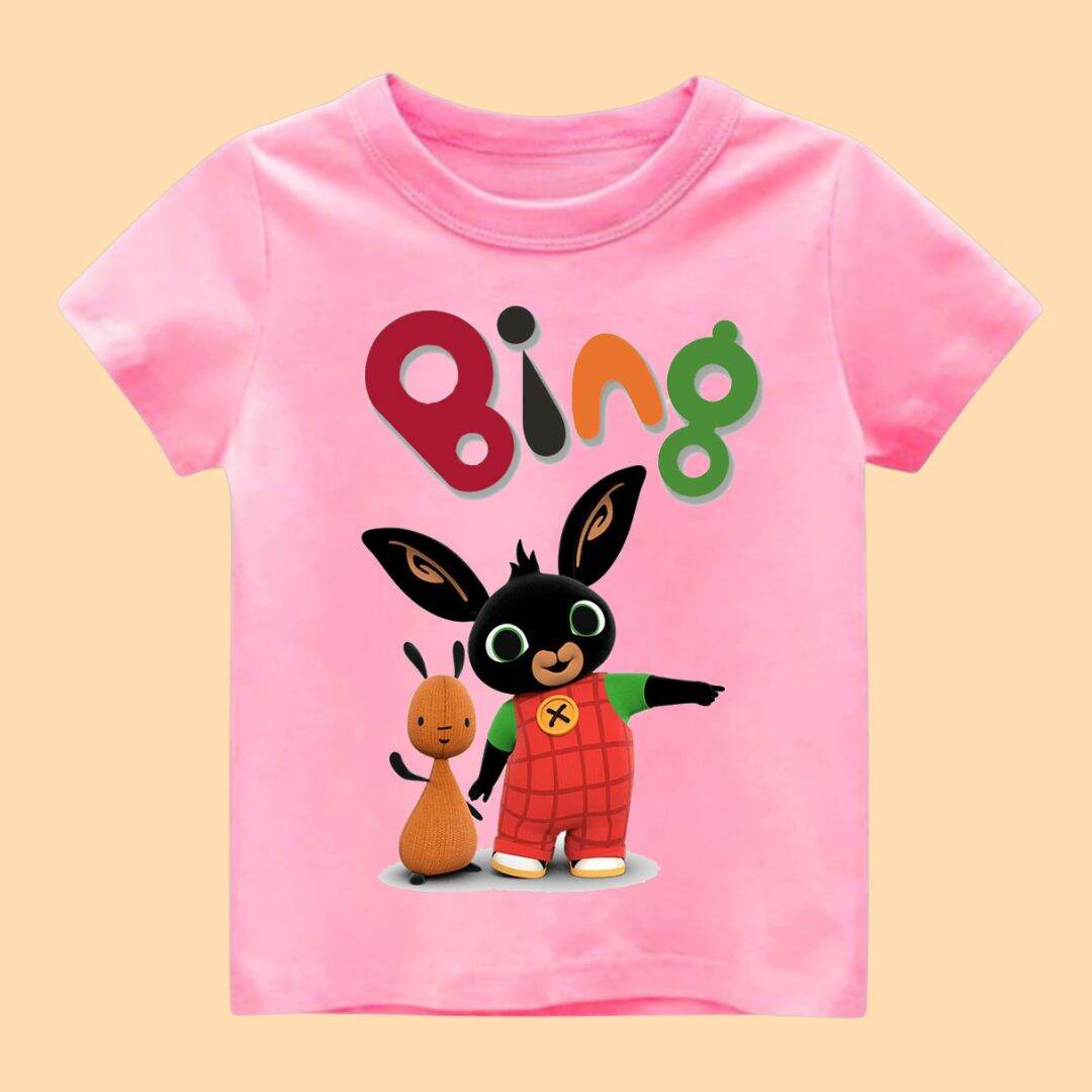 

Детская футболка с коротким рукавом унисекс с мотивом Бинг 100