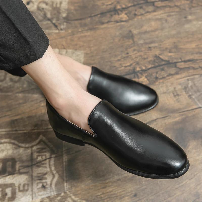 Leather Shoes Casual Business Shoes for Men Dress Tenis De Hombre Moccasins Mokasin Tenis Caballero Designer sneakers