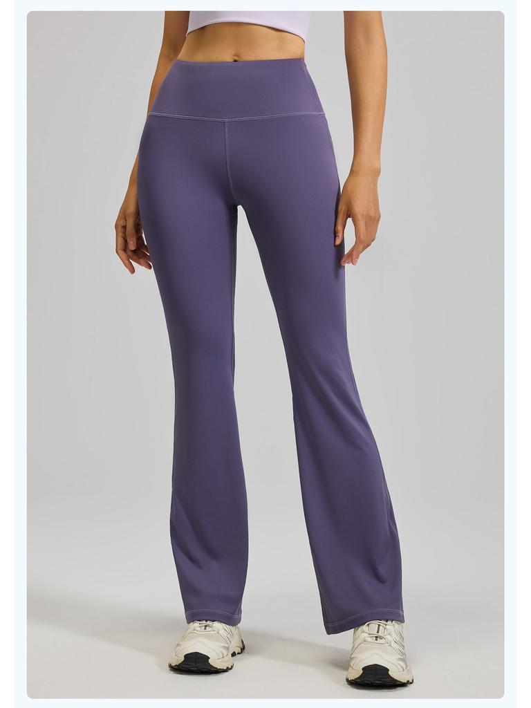 High-Waisted Slimming Color Block Sports Tank & Wide-Leg Yoga Pants Set for Women