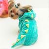 Green Dinosaur Costume For Pets Size L 2Pcs Comfortable Four- For Parties And Daily Use