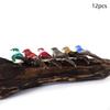 12 Pieces Bird Decor Sculpture Garden Simulated Birds Figurine Ornament for