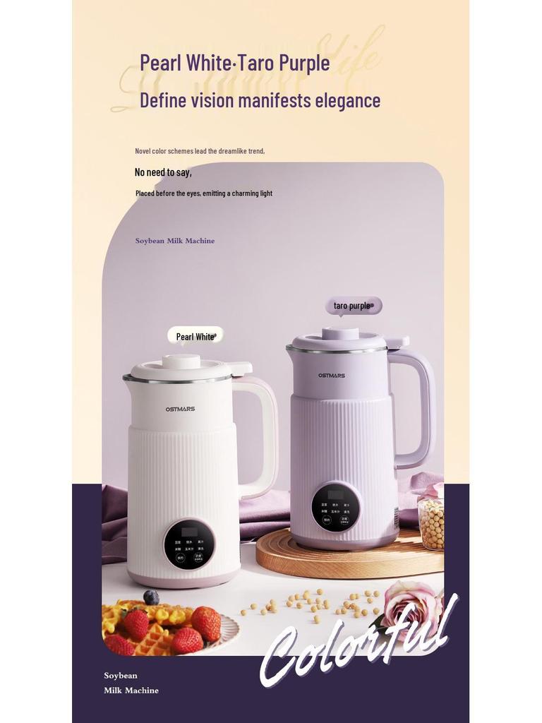 OSTMARS Výrobník sójového mléka a dětský mixér - Kompaktní, Multifunkční, Plně automatický stroj