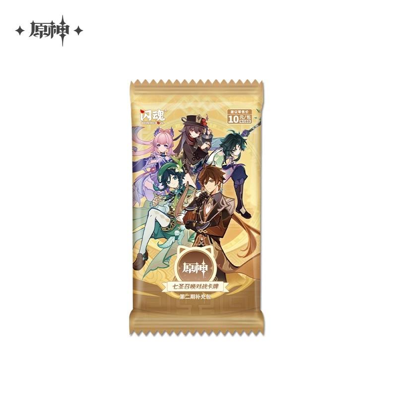 [Оригинал] miHoYo Игра Genshin Impact Карточная игра «Призыв Гениев» Фаза 2 Аксессуары для настольной игры Косплей Хэллоуинский подарок