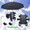 Motorcycle Phone Holder Umbrella Thickened Waterproof Uv Protection For Outdoor Riding Ebikes Scooters