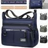 Trendige Stylische Multi-Taschen Schultertasche Mehrfarbig Tragbar Funktional Verstellbarer Riemen für den Täglichen Gebrauch Professionelle Detailtasche