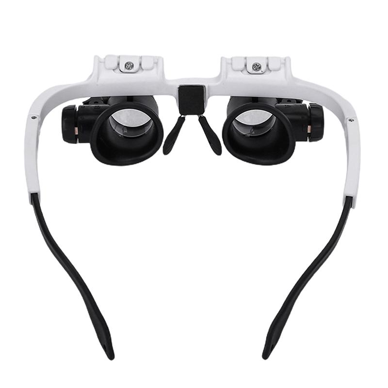 2022 8X/23X Doppel Auge Led Lampe Lupe Brille Brille Lupe Lupe