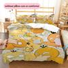 Psyduck Character Bedding Set, Unique Pokemon Bedroom Decor, Interesting Household Gift Choice.chl