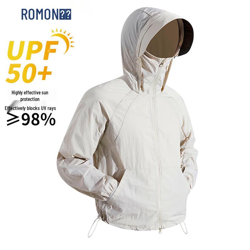ROMON Ice Silk Hooded UPF50+ Sun Protection Jacket