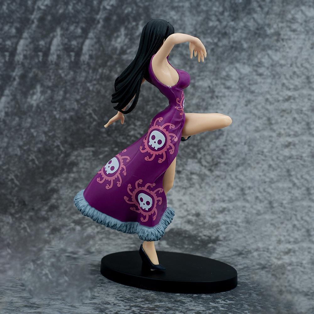 One Piece Hand-held Nine Snake Female Emperor Snake Ji Hankuk Beautiful Girl Kicking Female Emperor Hand-held Statue Model