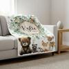 Customized Flannel Throw Digital Print Blanket Multi-Purpose