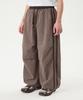 TRILLION Check Parachute Track Line Wide Pants_3Color