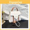 Chic Pu Leather Handbag For Women 2024 Summer New Stone Texture Studded Crossbody Bag