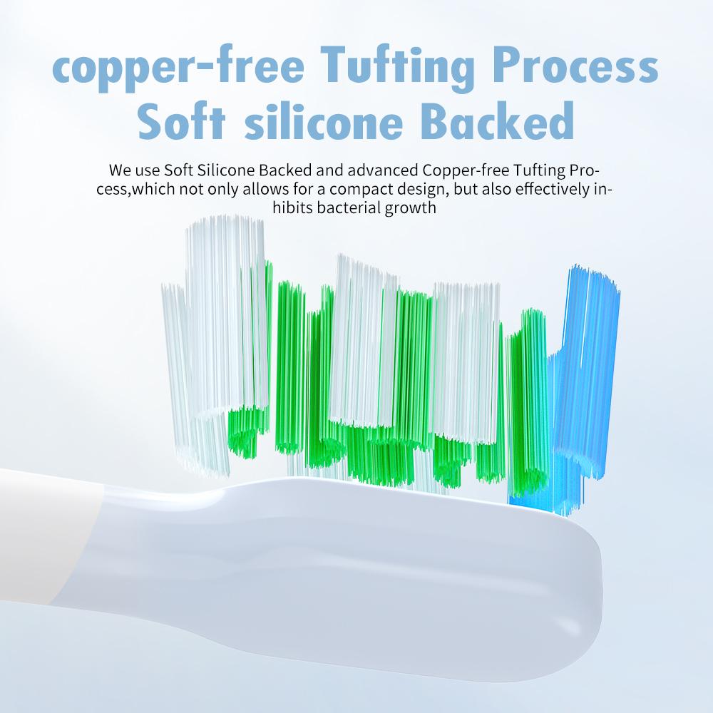 Sonic Electric Toothbrush Smart Ultrasonic Dental Teeth Whitening Rechargeable Adult Tooth Brush Sarmocare X300U with 6 Brushs