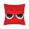 Cartoon Face Meme With Two Eyes Pillow Case Soft Pillow Cover Kawaii Pillowcases For Sofa Couch Bed Living Room