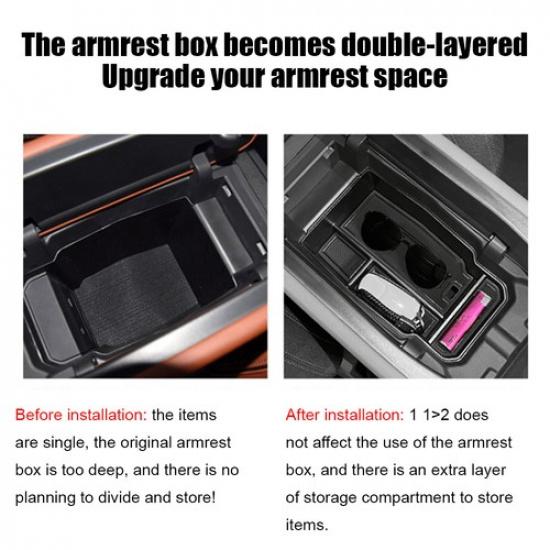 Center Console Organizer Storage Box Tray For -2025 Mazda CX-50 Accessories
