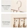 Movable Garment Display Stand For Towels Shirts Pants Clothes Hanger For Balcony Bedroom Or Bathroom Use