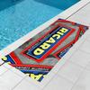 Asciugamano da Spiaggia di Lusso con Logo R-RicardSES Asciugatura Rapida Morbido Asciugamani da Piscina Regalo per Viaggio Palestra Doccia Campeggio sport