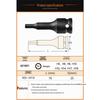 EVER POWER 1/2" Drive 8-Piece Hex Impact Socket Set