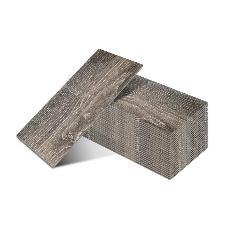 Selbstklebender Holzmaserung Wand- & Bodenaufkleber, 45CM: Langlebig, Einfach, Hochwertige Bürodekoration