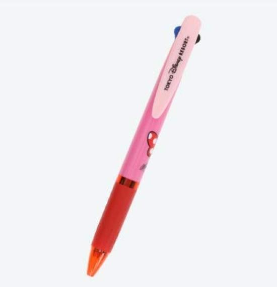 Disney Ballpoint Pen 3 Colors Minnie Stationery Tokyo Disney Resort TDR JETSTREAM (Jetstream) (Black, Red, Blue) (Minnie Mouse)