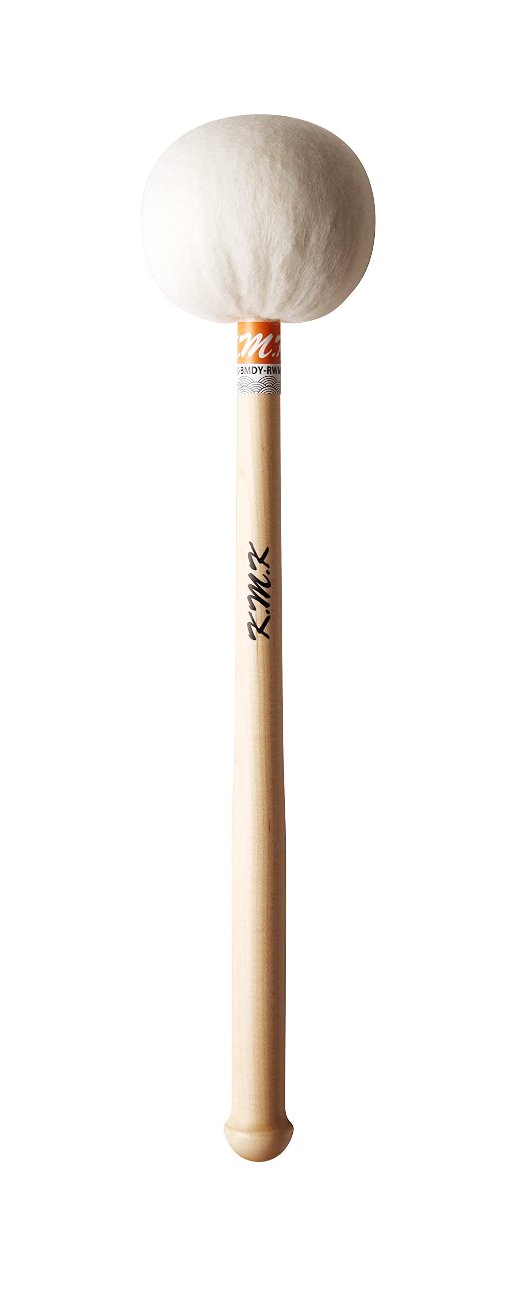 

KMK Bass Drum Mallet Wood Spherical Core (Medium) KK-BMDY-RWM