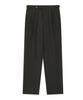 BELLIEF Wool Stripe 2Pleats Relaxed Pants (Brown)