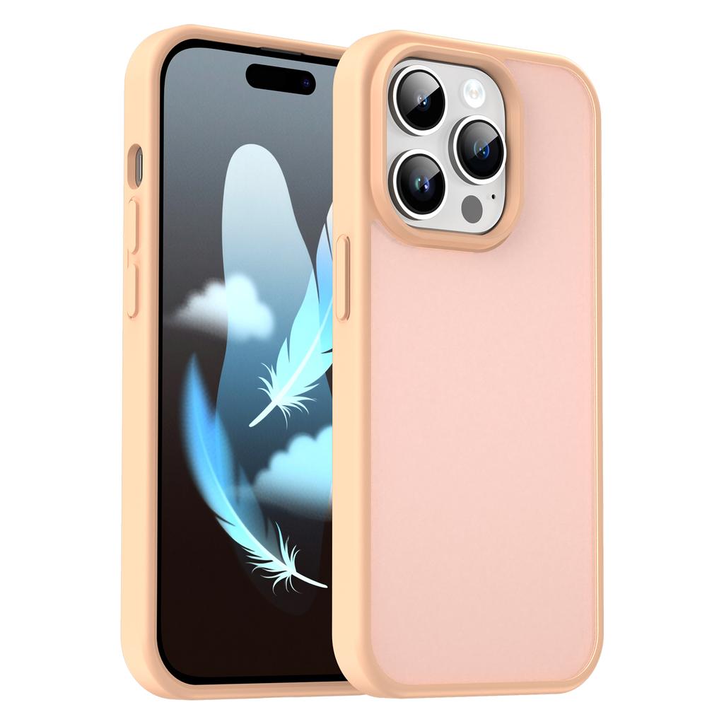 For iPhone 14 Pro Case Skin Touch Matte Anti Drop TPU PC Phone Back Cover