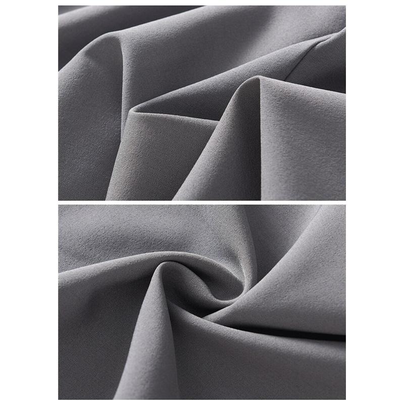 Summer New Business Ice Silk Pants Straight Elastic Waist Black Gray Trousers Breathable Simple Quick Drying Casual Suit Pants