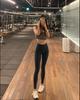 Uacllcau Stretch Sports Perfect for and Cropped Length Women's High-Waisted Leggings, Moisture-Wicking, Quick-Drying, Yoga, Legs,