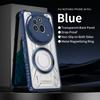 KEYSION Transparent Magnetic Case for Nothing Phone 3A Pro Silicone+PC Heavy Duty Shockproof Phone Cover for Nothing Phone 3A