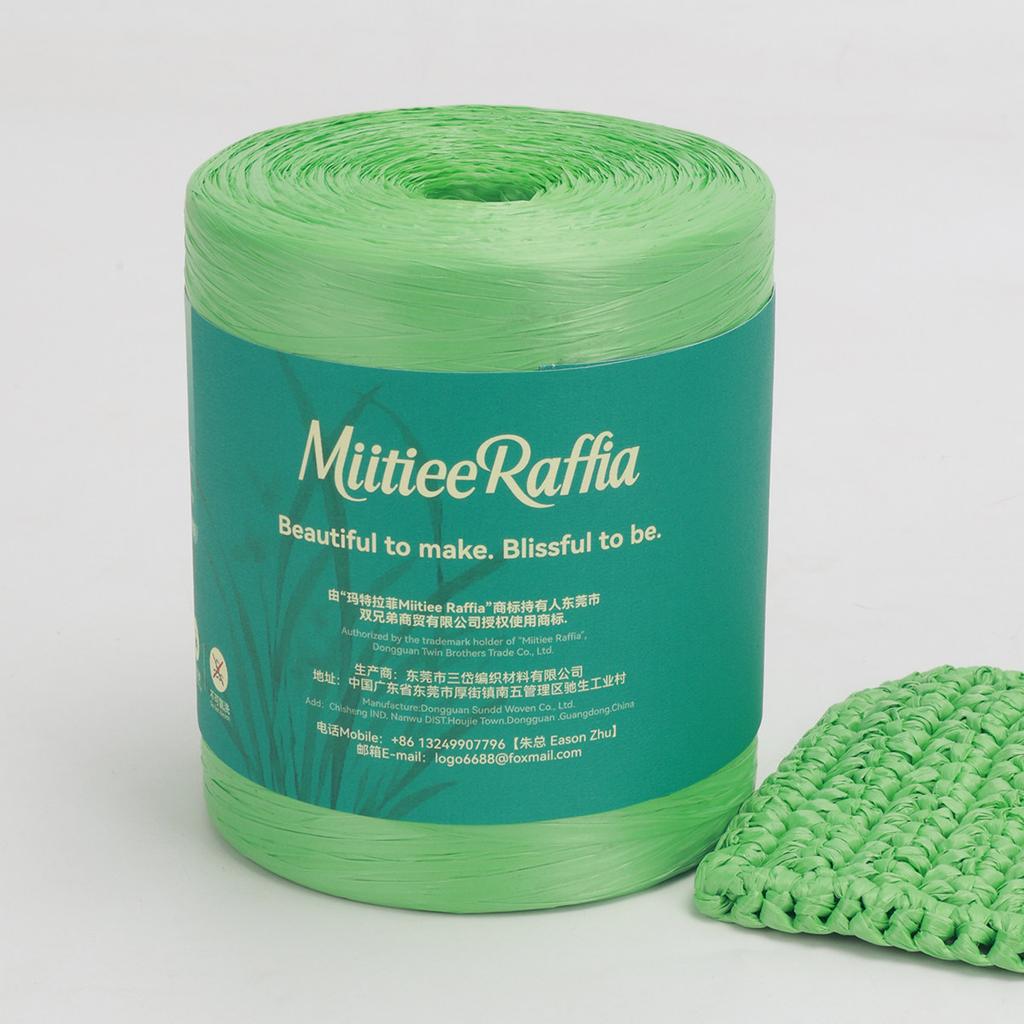 MT001-MT087 Natural Raffia Yarn For Wrapping Knit Wire Natural Color Matte Texture Raffia Paper Ribbons For Hat DIY Decoration