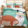 Animal Llama Cute Alpacas Bedding Set Duvet Cover Sheet Printed Bed Set Pillowcase Bed Full Queen King Size Comforter Bedroom