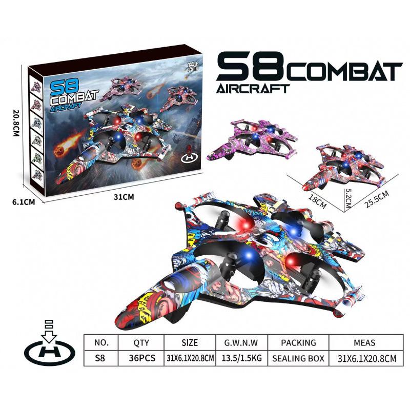 Cross-border Stunt Drone: Altitude Hold, Flip, Hover RC Quadcopter Glider